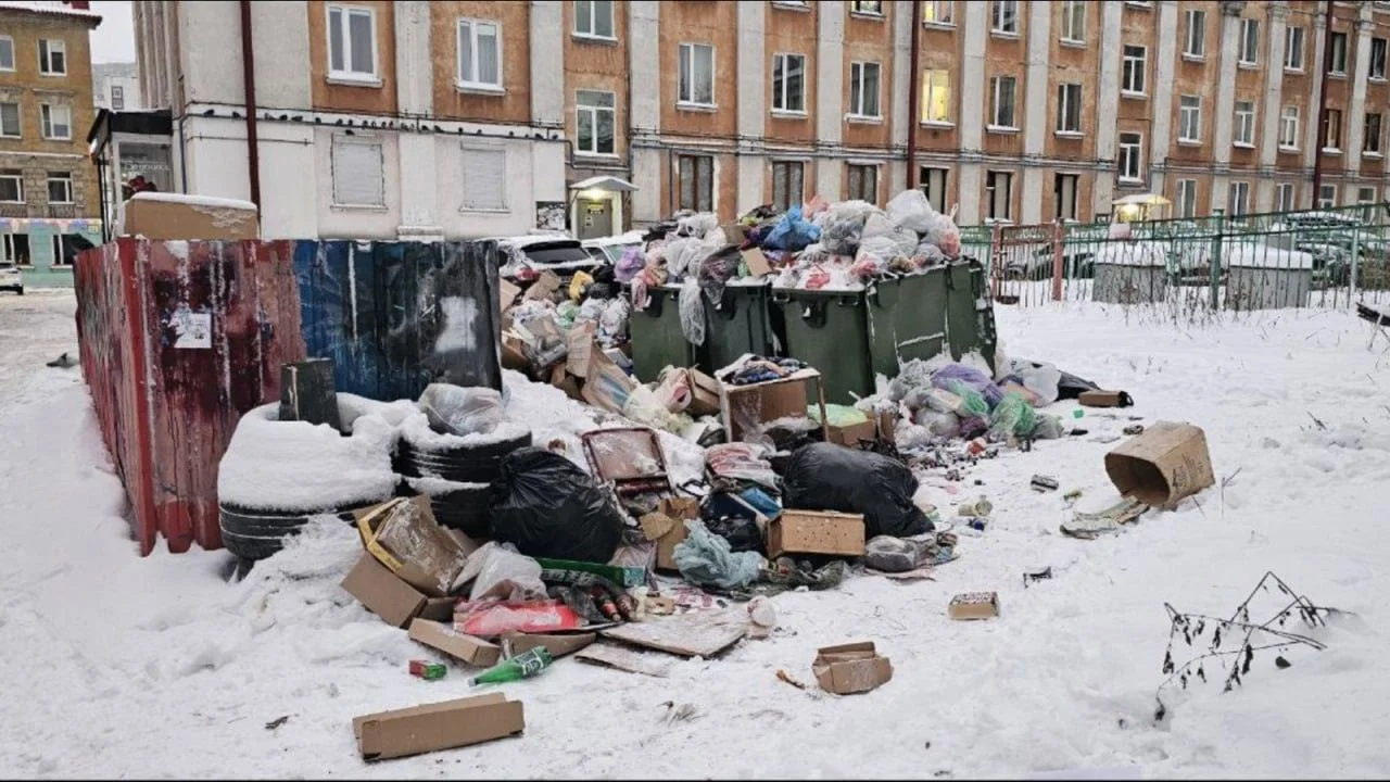 Мусор в&nbsp;Мурманске не&nbsp;вывозят по&nbsp;несколько дней